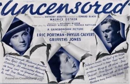 Uncensored - British Movie Poster