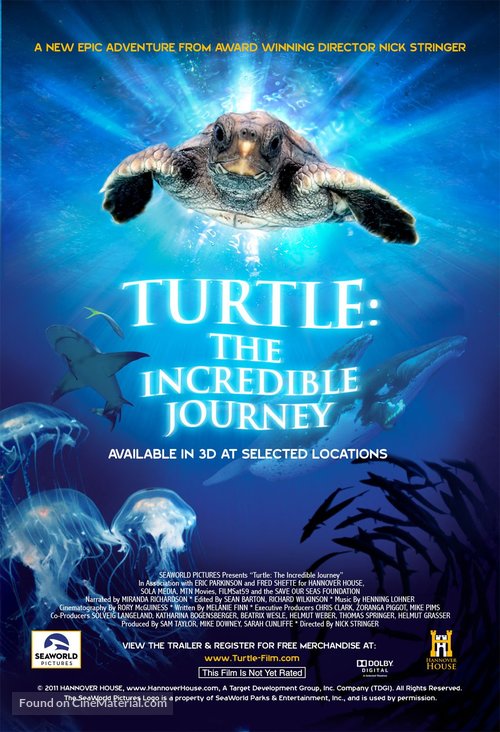 Turtle: The Incredible Journey - Movie Poster