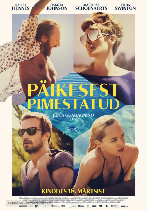 A Bigger Splash - Estonian Movie Poster