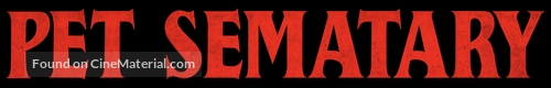 Pet Sematary - Logo