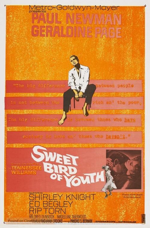 Sweet Bird of Youth - Movie Poster