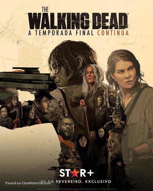 &quot;The Walking Dead&quot; - Brazilian Movie Poster