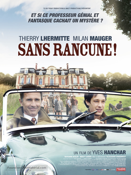 Sans rancune - Belgian Movie Poster
