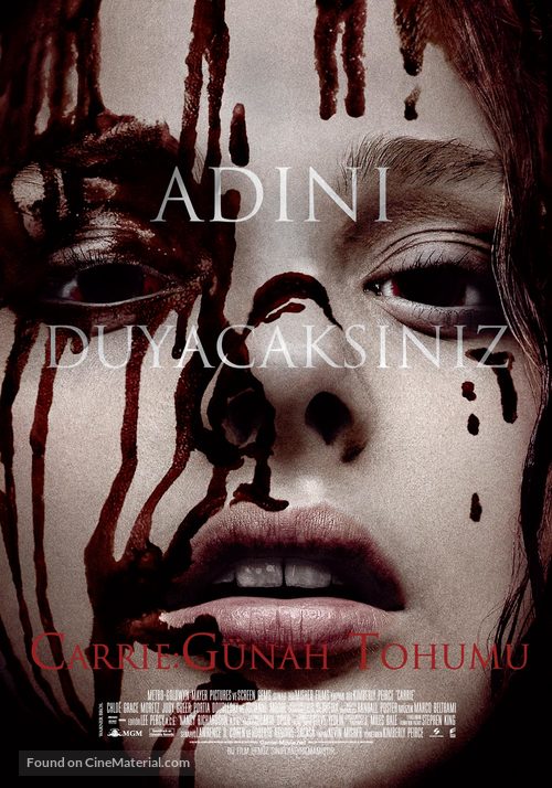 Carrie - Turkish Movie Poster