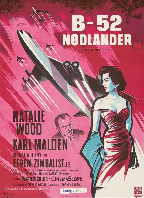Bombers B-52 - Danish Movie Poster