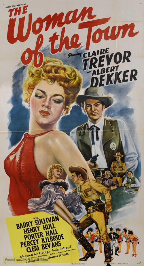 The Woman of the Town - Movie Poster