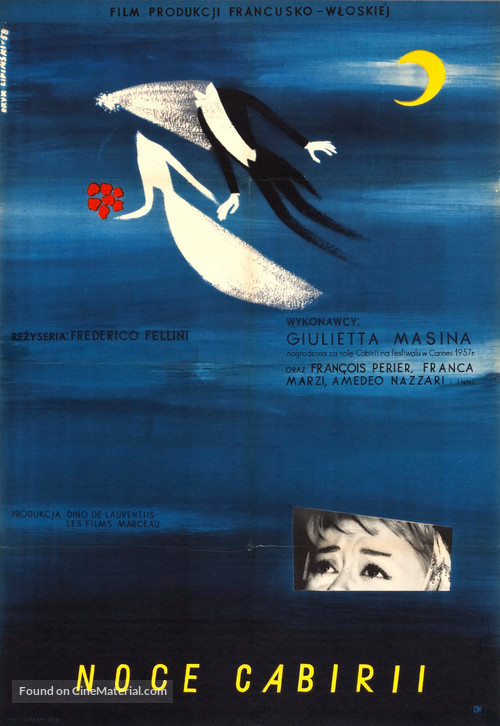 Le notti di Cabiria - Polish Movie Poster