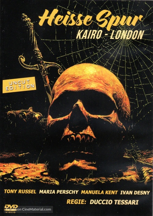La sfinge sorride prima di morire - stop - Londra - German DVD movie cover