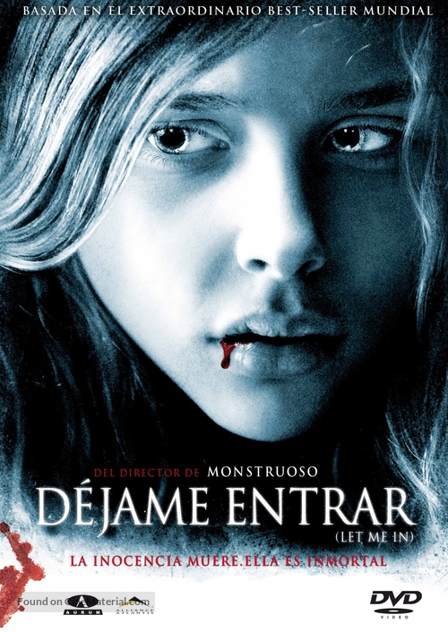 Let Me In - Argentinian DVD movie cover