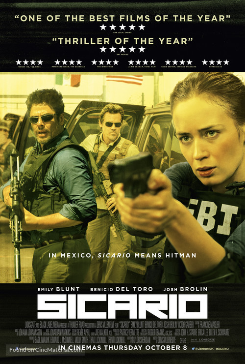 Sicario - British Movie Poster