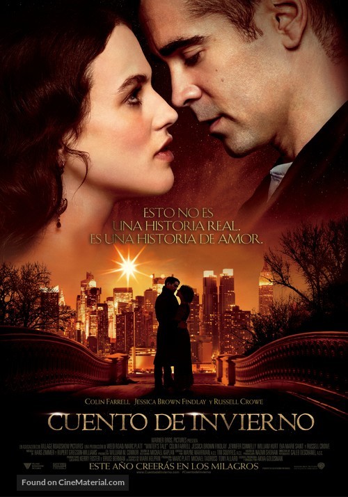 Winter&#039;s Tale - Spanish Movie Poster