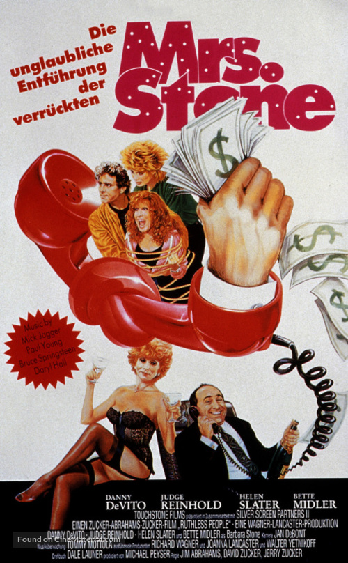 Ruthless People - German Movie Poster