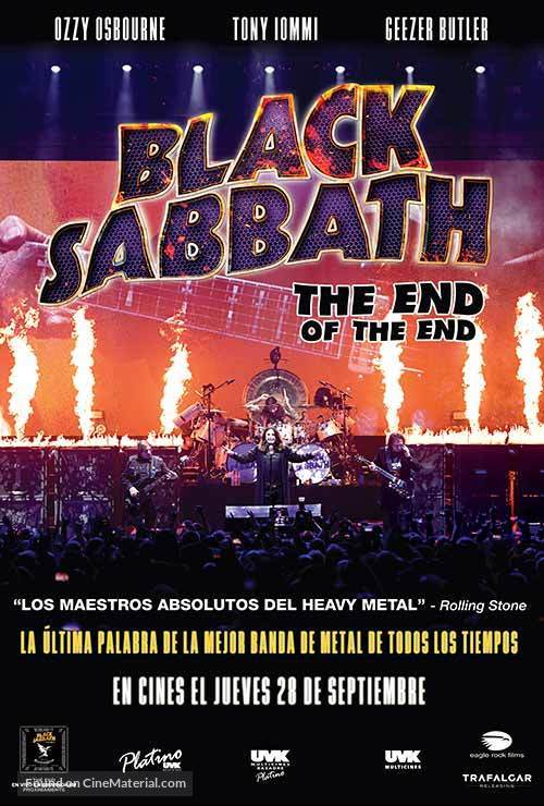Black Sabbath the End of the End - Argentinian Movie Poster