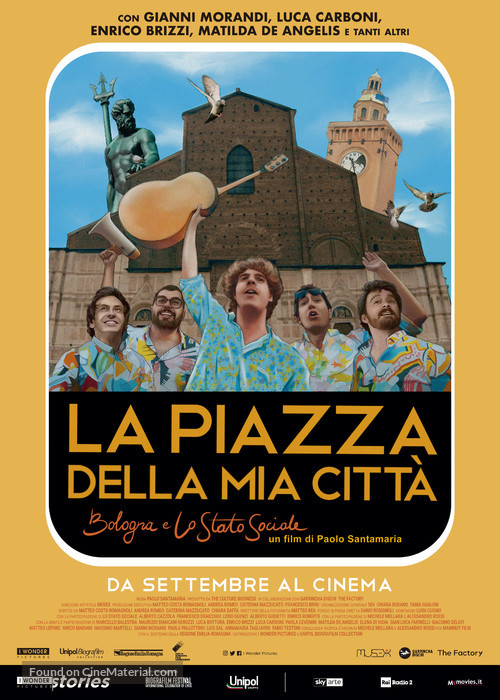 La piazza della mia citt&agrave; - Bologna e Lo Stato Sociale - Italian Movie Poster