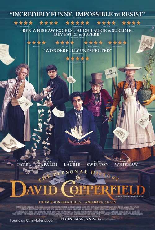 The Personal History of David Copperfield - British Movie Poster