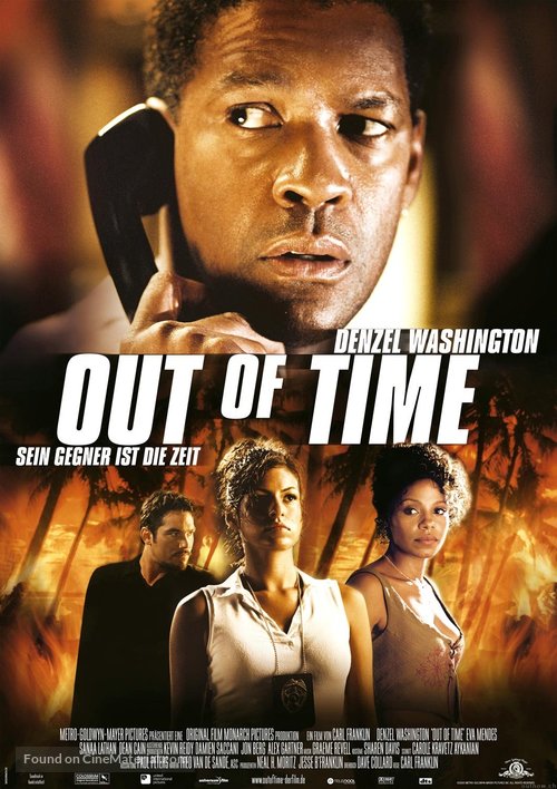 Out Of Time - German Movie Poster