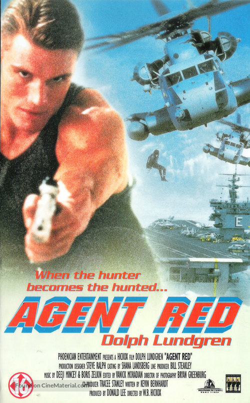 Agent Red - Dutch VHS movie cover