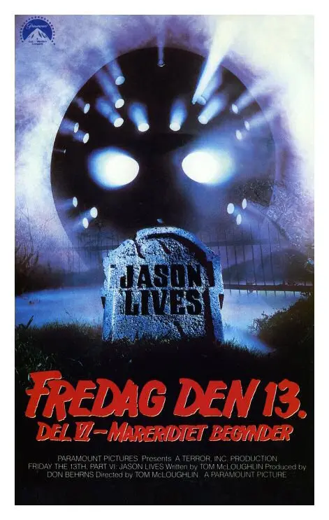 1986 Friday The 13th Part VI: Jason Lives 1986 Friday The 13th Part VI: Jason Lives