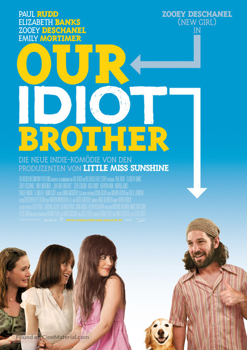 Our Idiot Brother - German Movie Poster