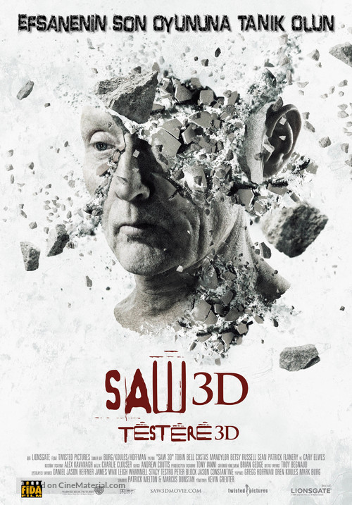 Saw 3D - Turkish Movie Poster