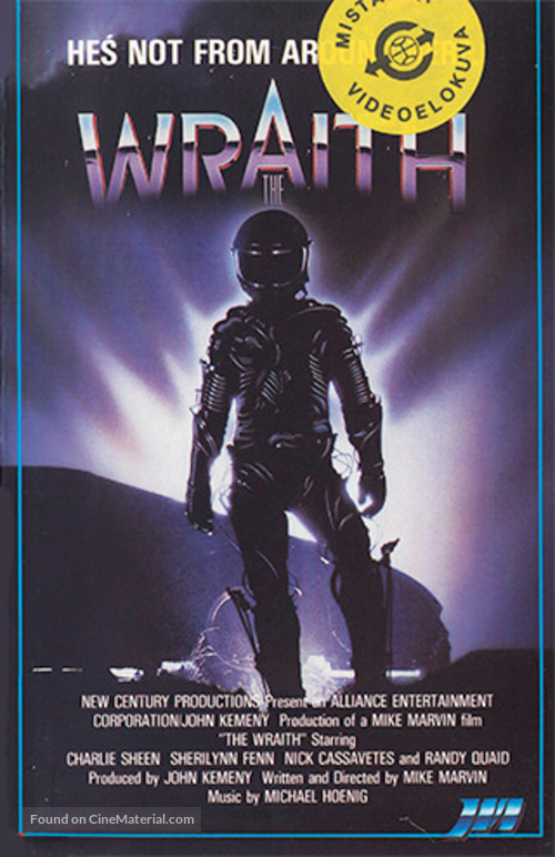 The Wraith - Finnish VHS movie cover