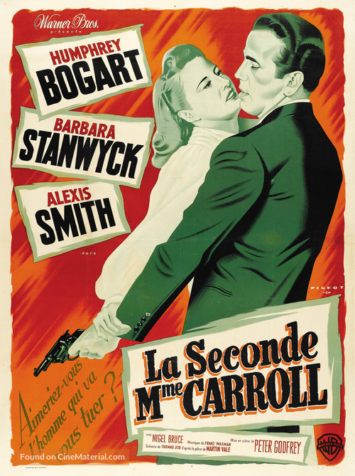 The Two Mrs. Carrolls - French Movie Poster