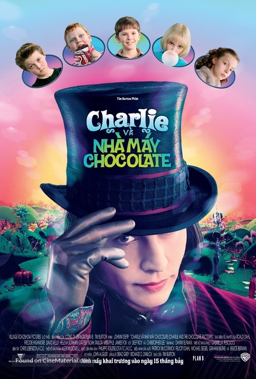 Charlie and the Chocolate Factory - Vietnamese Movie Poster