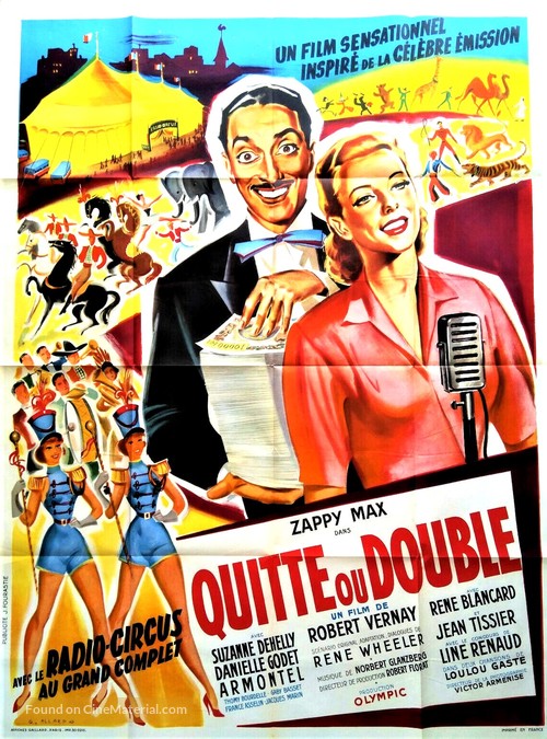 Quitte ou double - French Movie Poster