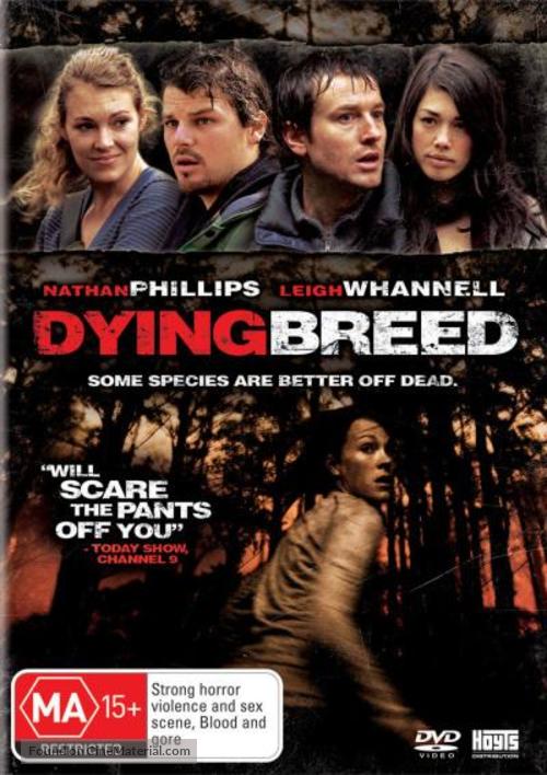 Dying Breed - Australian DVD movie cover