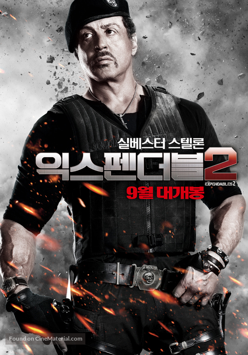 The Expendables 2 - South Korean Movie Poster
