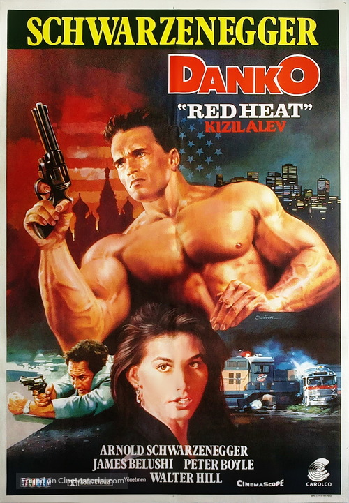 Red Heat - Turkish Movie Poster
