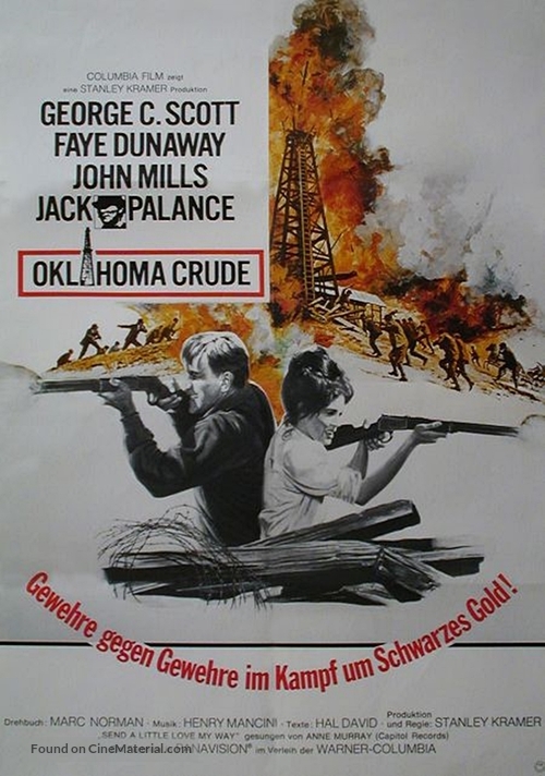 Oklahoma Crude - German Movie Poster