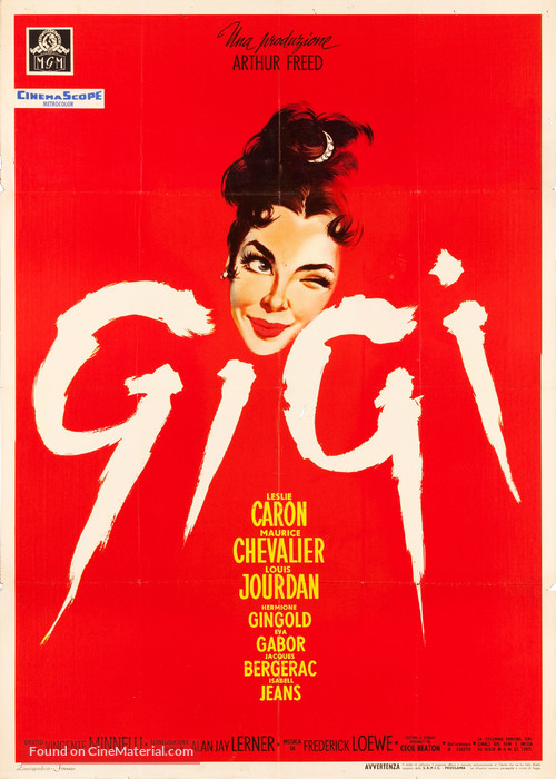 Gigi - Italian Movie Poster