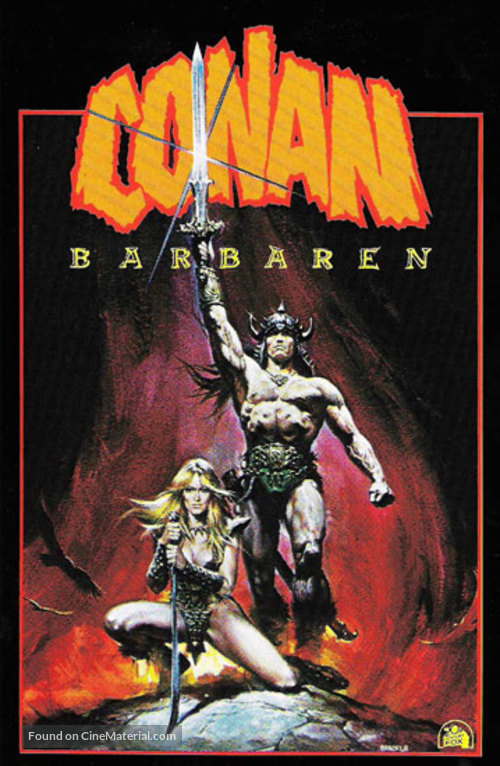 Conan The Barbarian - German VHS movie cover