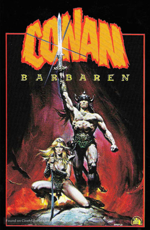 Conan The Barbarian - German VHS movie cover