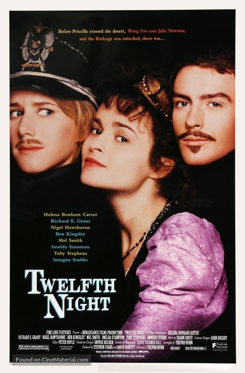 Twelfth Night: Or What You Will - Movie Poster