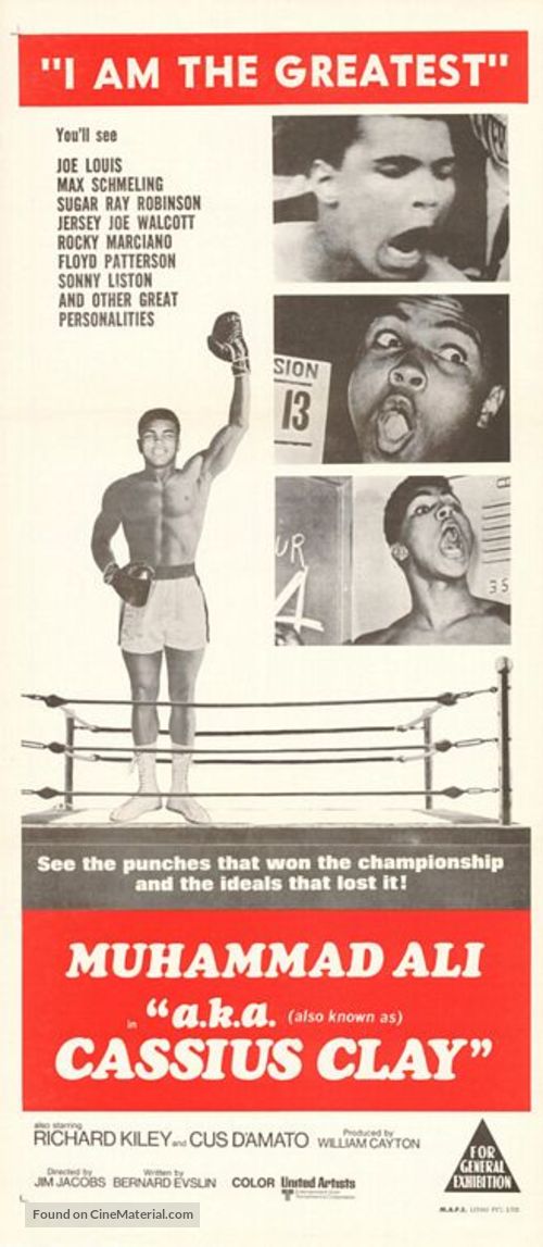 A.k.a. Cassius Clay - Australian Movie Poster