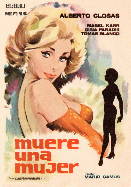 Muere una mujer - Spanish Movie Poster