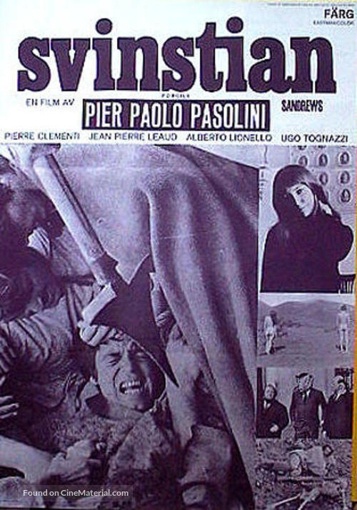 Porcile - Swedish Movie Poster