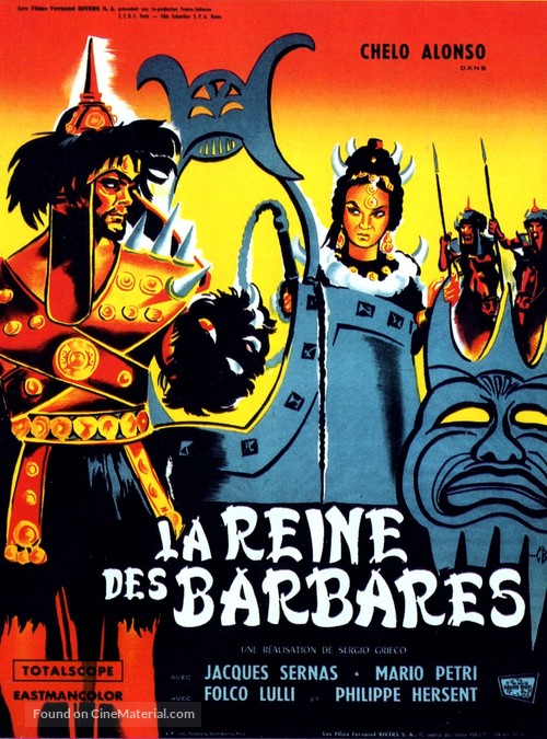 La regina dei tartari - French Movie Poster