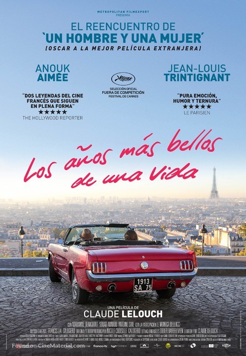 Les plus belles ann&eacute;es d&#039;une vie - Spanish Movie Poster