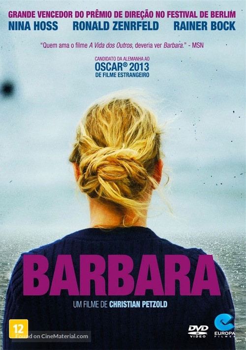 Barbara - Brazilian DVD movie cover