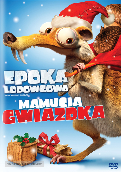 Ice Age: A Mammoth Christmas - Polish DVD movie cover