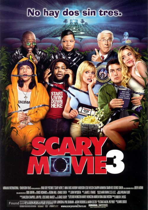 Scary Movie 3 - Spanish Movie Poster