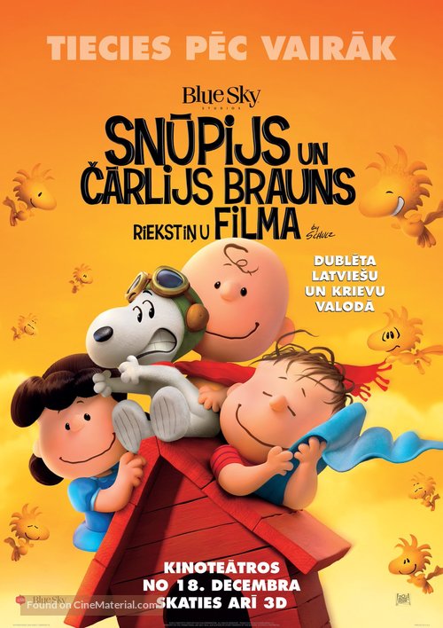 The Peanuts Movie - Latvian Movie Poster