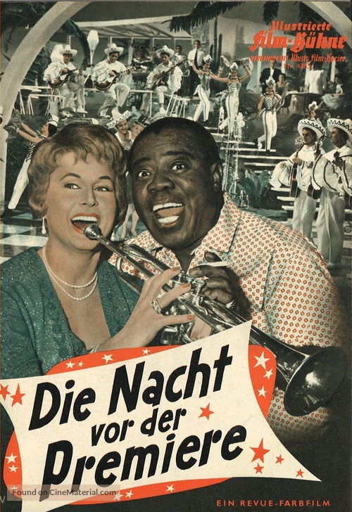 Die Nacht vor der Premiere - German poster