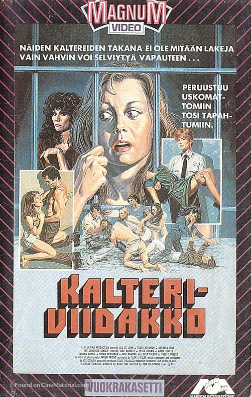 The Concrete Jungle - Finnish VHS movie cover