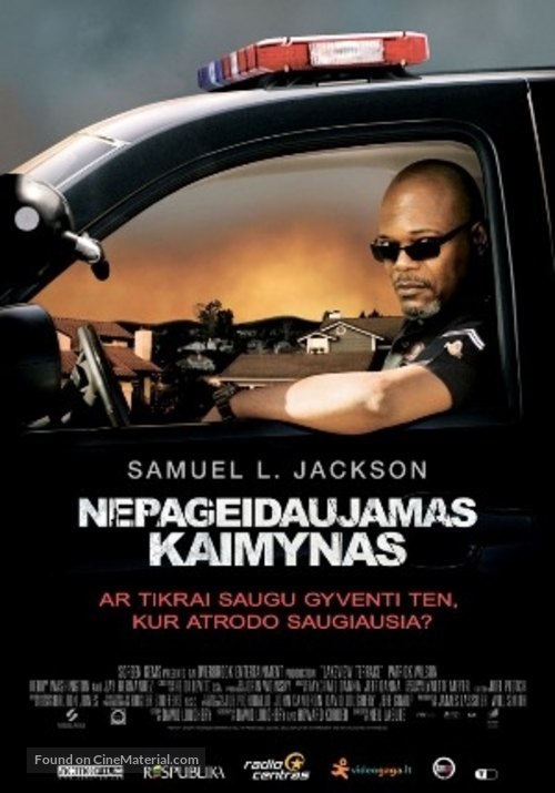 Lakeview Terrace - Lithuanian Movie Poster
