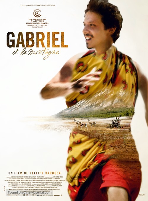 Gabriel e a montanha - French Movie Poster