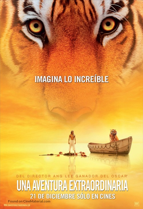 Life of Pi - Colombian Movie Poster